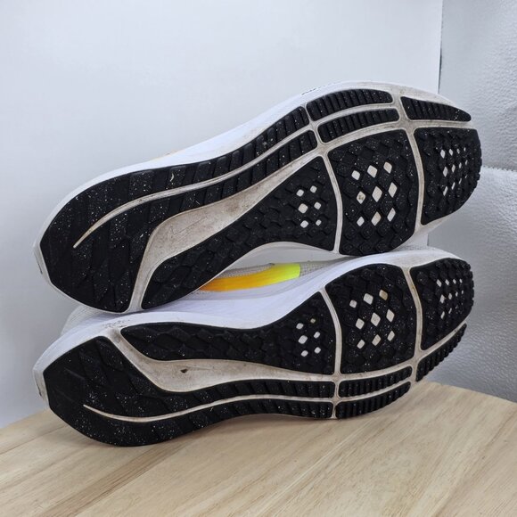 Nike Air Zoom Pegasus 40 White Laser Orange Womens Running Shoes Size 7 - Picture 8 of 9